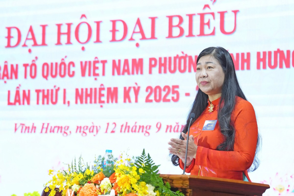 Phấn đấu đưa Vĩnh Hưng trở thành phường phát triển bền vững, đô thị đáng sống của Thủ đô