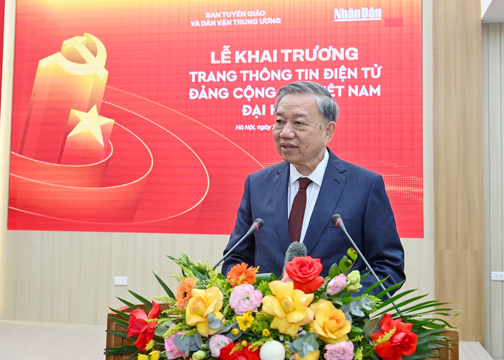 Tổng Bí thư Tô Lâm dự Lễ ra mắt Trang thông tin điện tử “Đảng Cộng sản Việt Nam - Đại hội XIV”