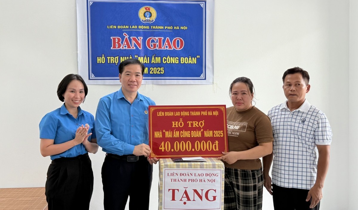 Giúp đoàn viên, người lao động được “an cư, lạc nghiệp”