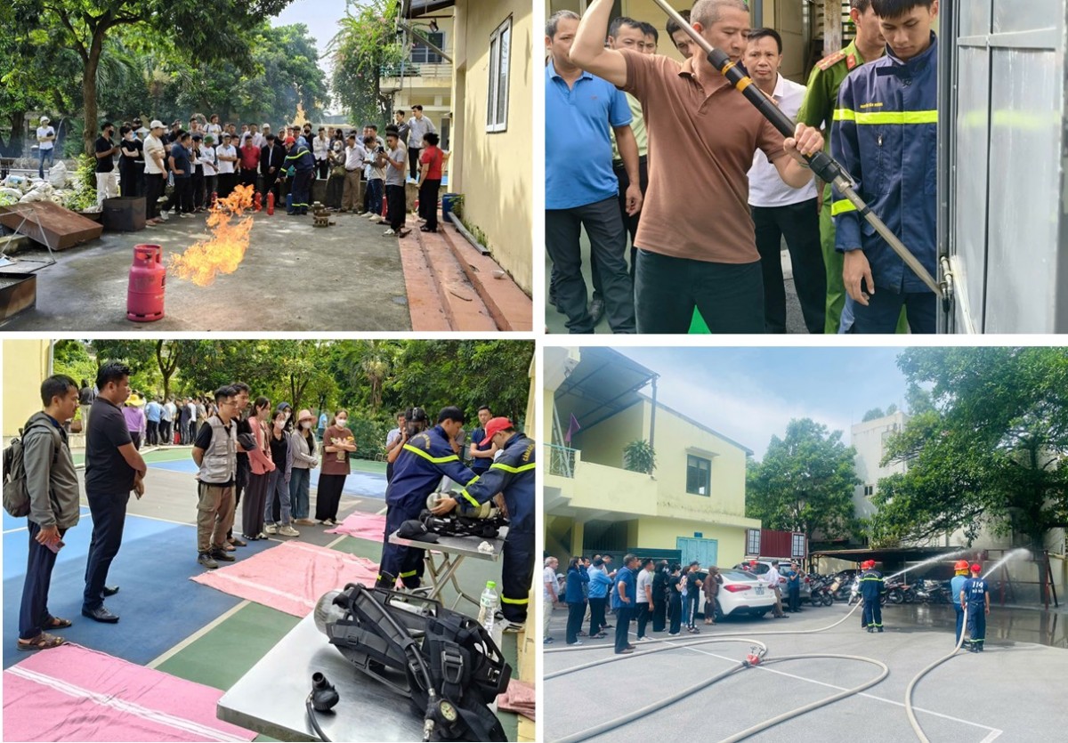 Lan tỏa kỹ năng chữa cháy trong cộng đồng Thủ đô
