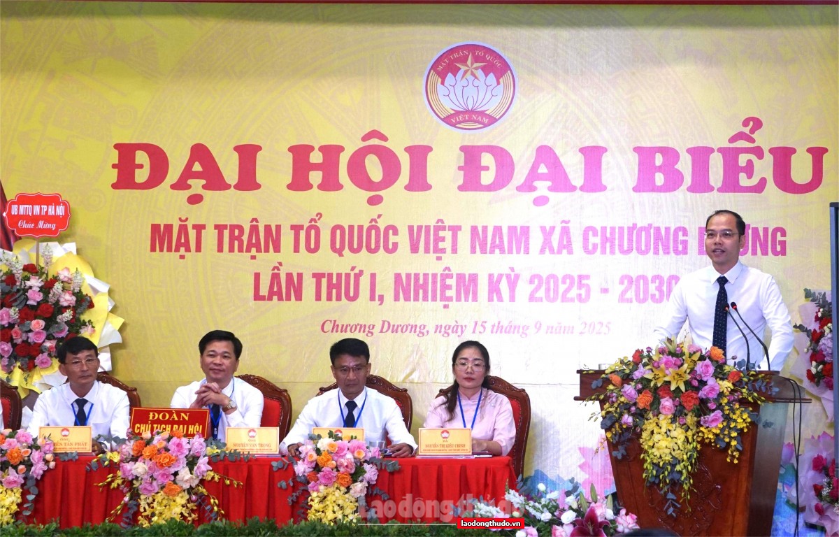 Xây dựng xã Chương Dương hiện đại, văn minh, phồn vinh, hạnh phúc