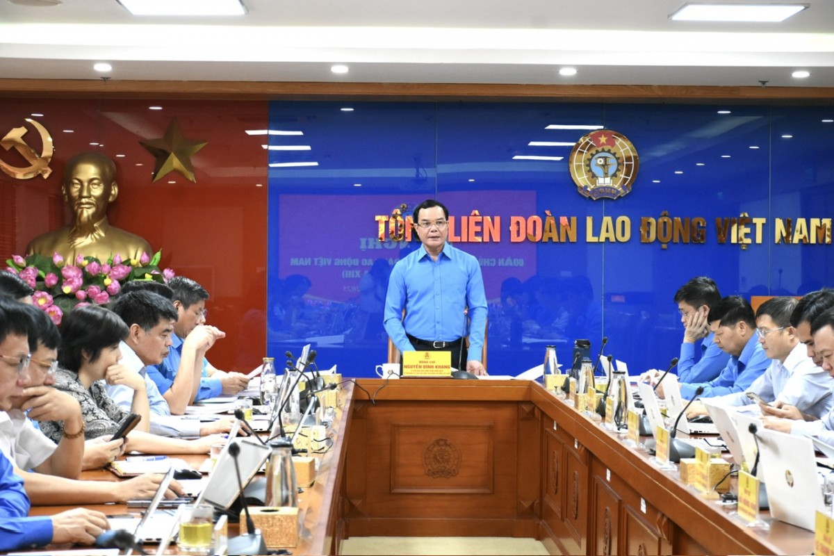 Đoàn Chủ tịch Tổng LĐLĐ Việt Nam: Cho ý kiến một số nhiệm vụ trọng tâm trong năm 2026