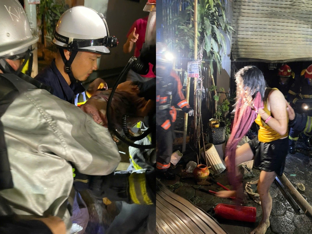 Cảnh sát PCCC kịp thời cứu 3 nạn nhân trong vụ cháy lúc nửa đêm