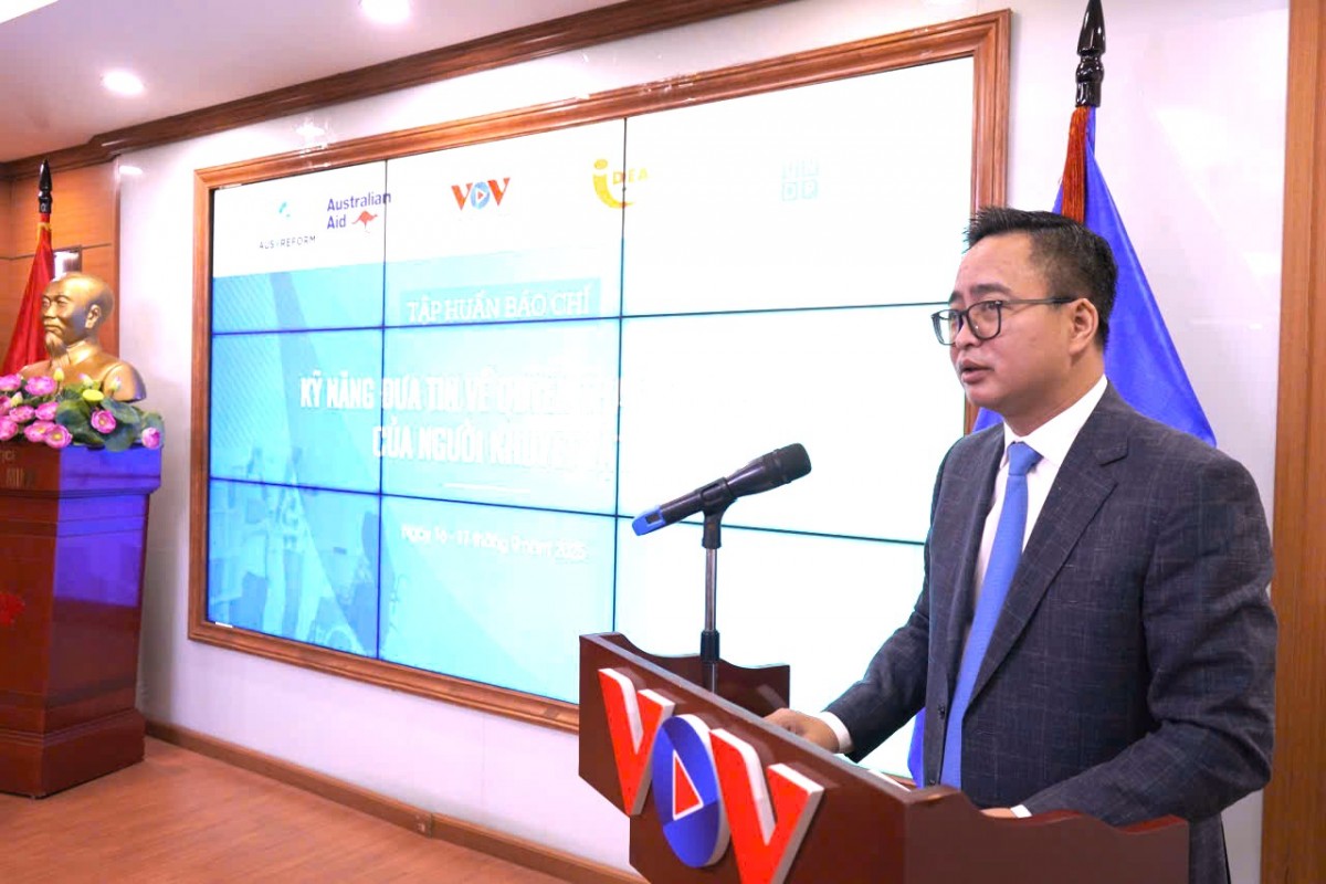 Báo chí đồng hành thúc đẩy quyền tham chính của người khuyết tật