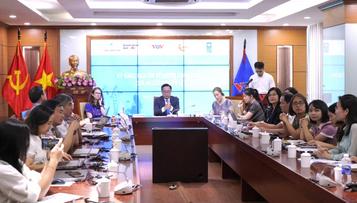 Báo chí đồng hành thúc đẩy quyền tham chính của người khuyết tật