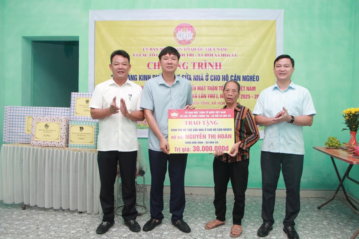 Ủy ban MTTQ xã Hòa Xá tổ chức nhiều hoạt động thiết thực trước thềm Đại hội