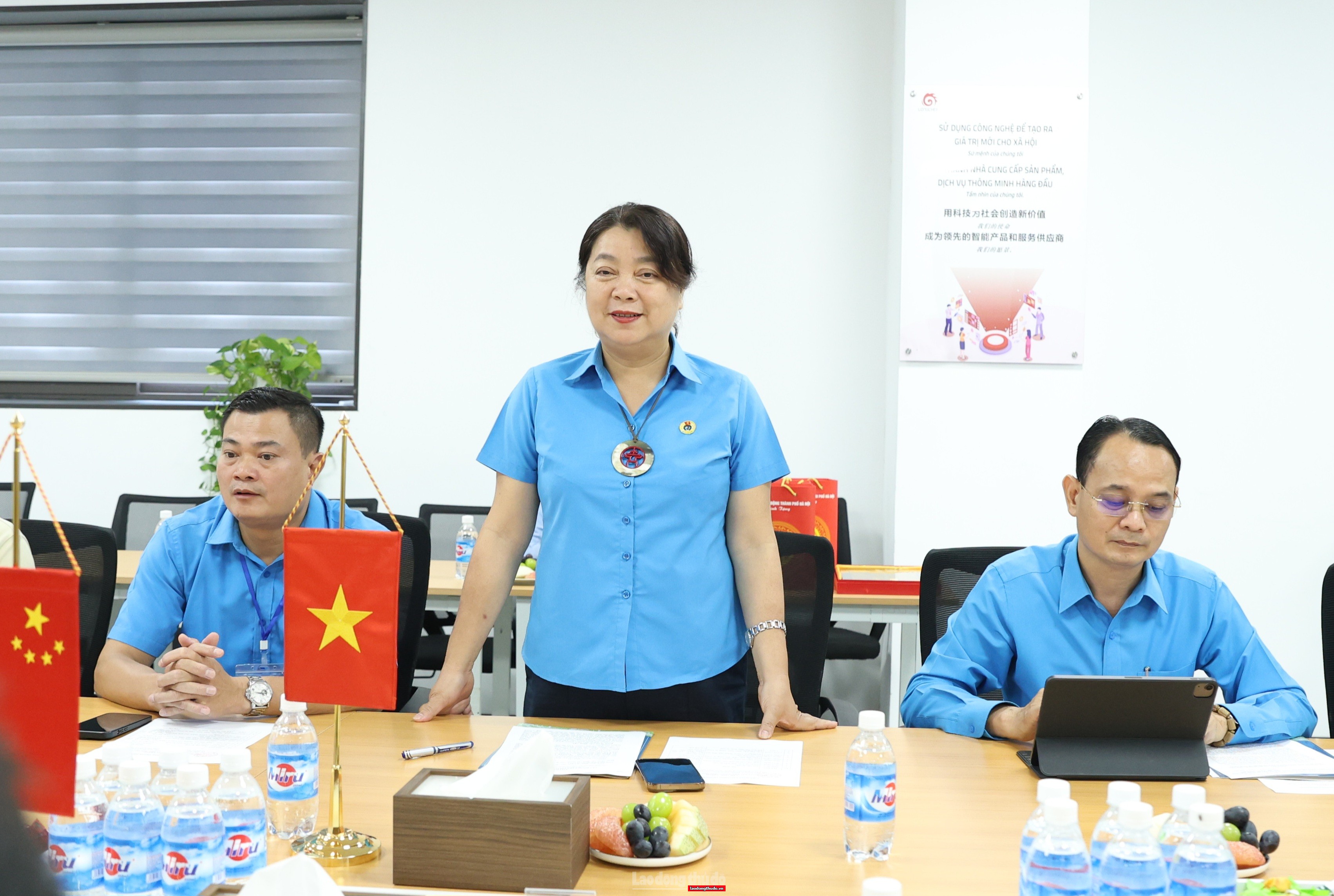 Liên đoàn Lao động thành phố Hà Nội tiếp Đoàn đại biểu Tổng Công hội Trung Quốc