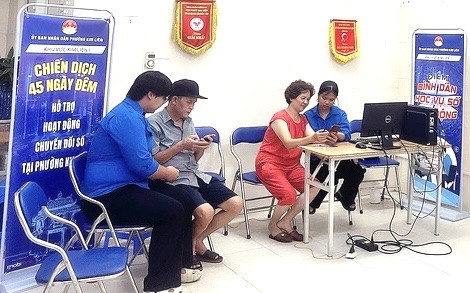 Phường Kim Liên đẩy mạnh phong trào “Bình dân học vụ số”