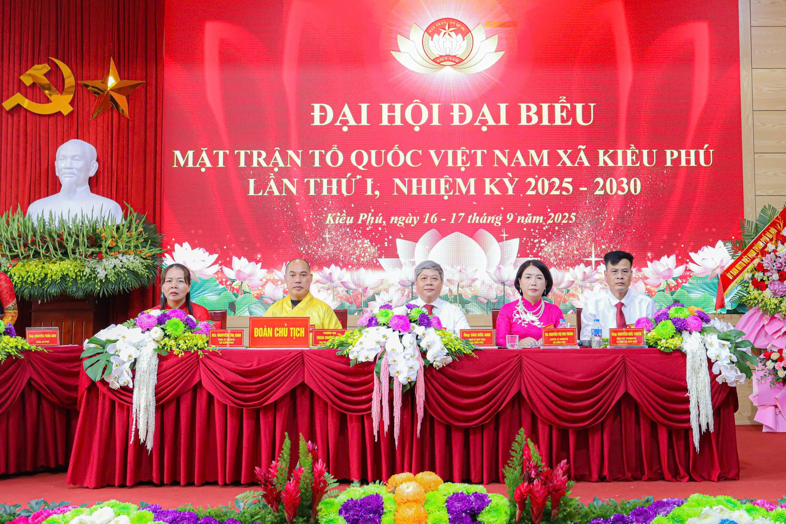 Bà Nguyễn Thị Thu Trang giữ chức Chủ tịch Ủy ban Mặt trận Tổ quốc xã Kiều Phú