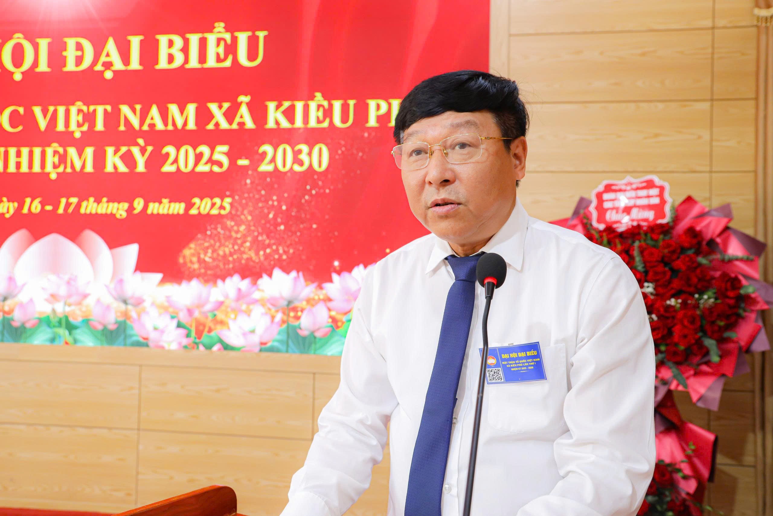 Bà Nguyễn Thị Thu Trang giữ chức Chủ tịch Ủy ban Mặt trận Tổ quốc xã Kiều Phú