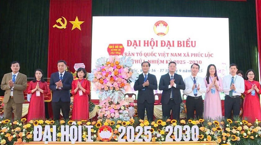 Tổ chức thành công Đại hội Mặt trận Tổ quốc Việt Nam xã Phúc Lộc lần thứ I