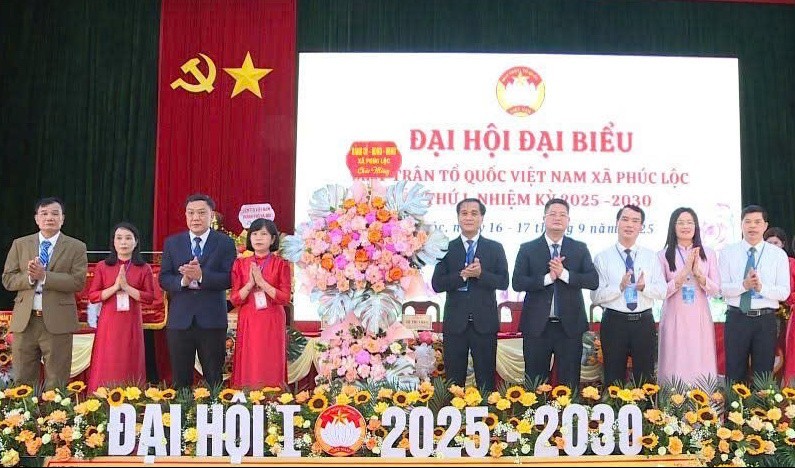 Tổ chức thành công Đại hội Mặt trận Tổ quốc Việt Nam xã Phúc Lộc lần thứ I