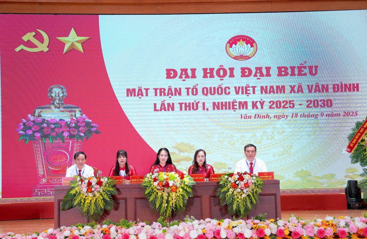 Đại hội Mặt trận Tổ quốc xã Vân Đình: Dấu ấn của khối đại đoàn kết sau sáp nhập