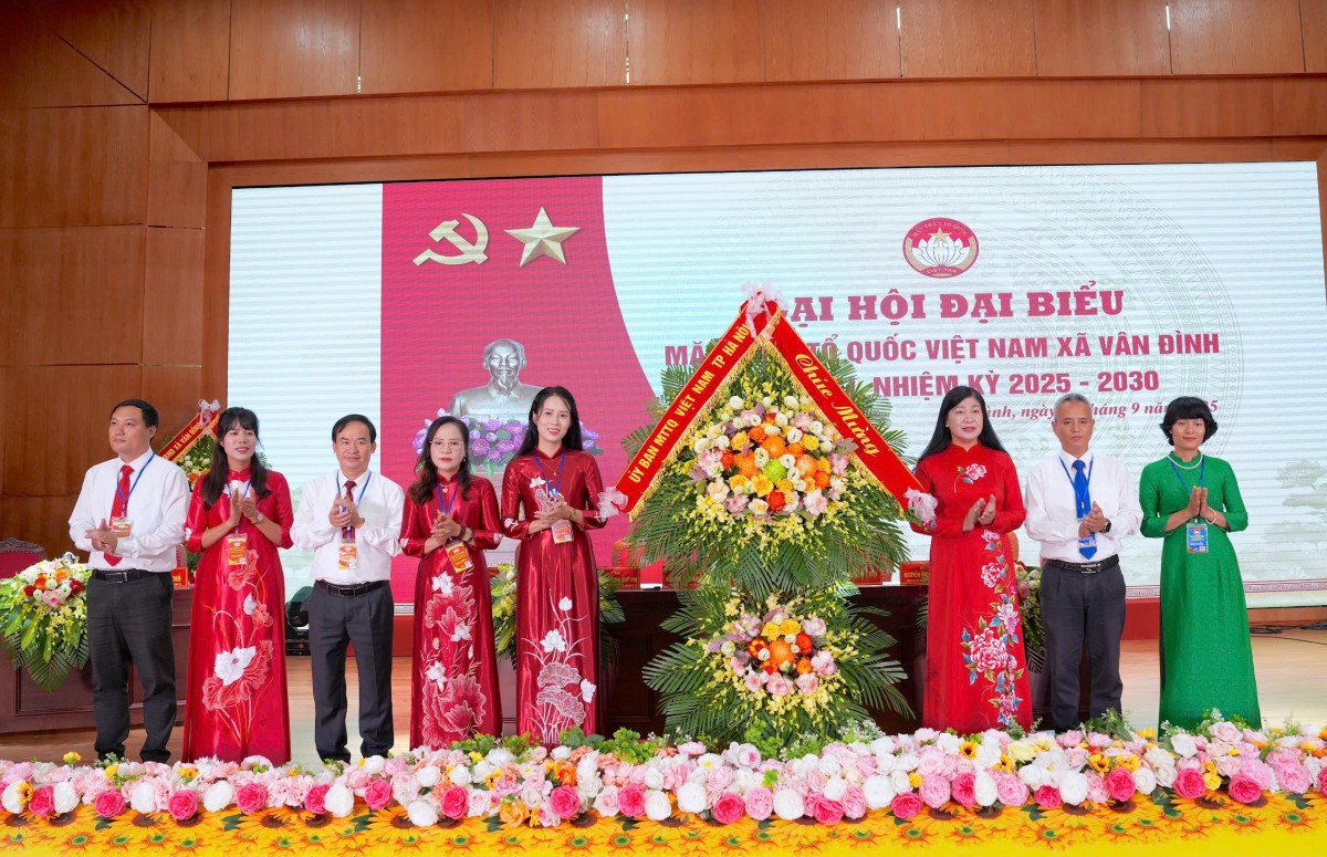 Đại hội Mặt trận Tổ quốc xã Vân Đình: Dấu ấn của khối đại đoàn kết sau sáp nhập