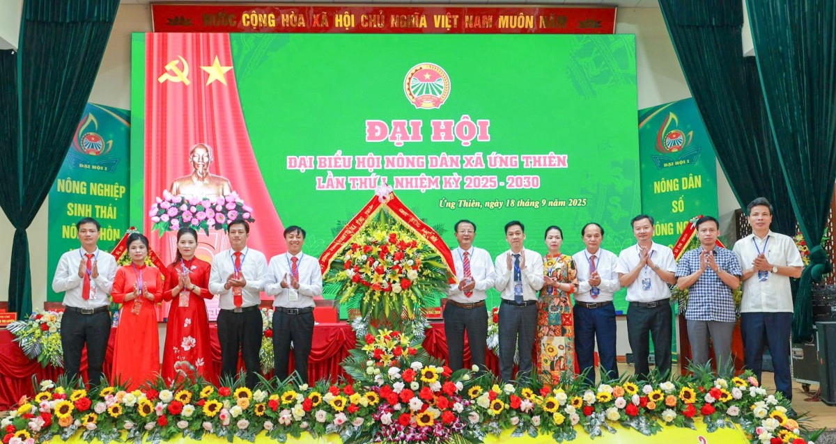 Đại hội Hội Nông dân Ứng Thiên: Đột phá chuyển đổi để kiến tạo nông thôn mới