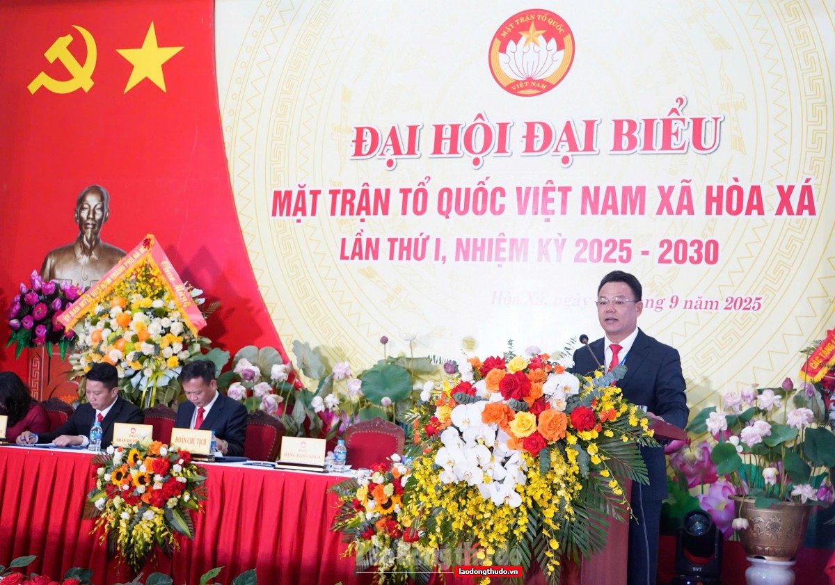 Đồng chí Đặng Đăng Khoa giữ chức Chủ tịch Ủy ban MTTQ Việt Nam xã Hoà Xá, nhiệm kỳ 2025 - 2030