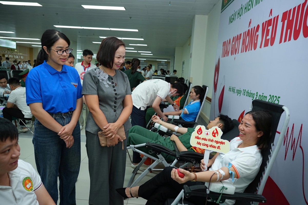MTTQ phường Dương Nội phối hợp hiến máu tình nguyện năm 2025