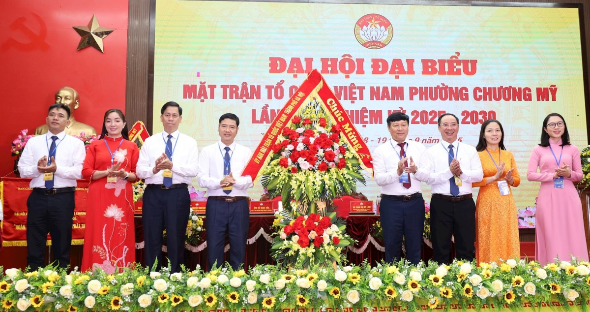 Đại hội đại biểu MTTQ Việt Nam phường Chương Mỹ nhiệm kỳ 2025 - 2030 thành công tốt đẹp