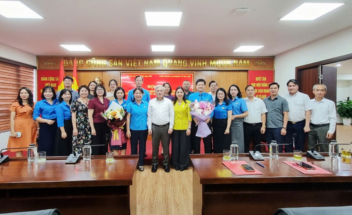 Thành lập Công đoàn phường Đại Mỗ, góp phần chăm lo tốt hơn cho người lao động tại cơ sở