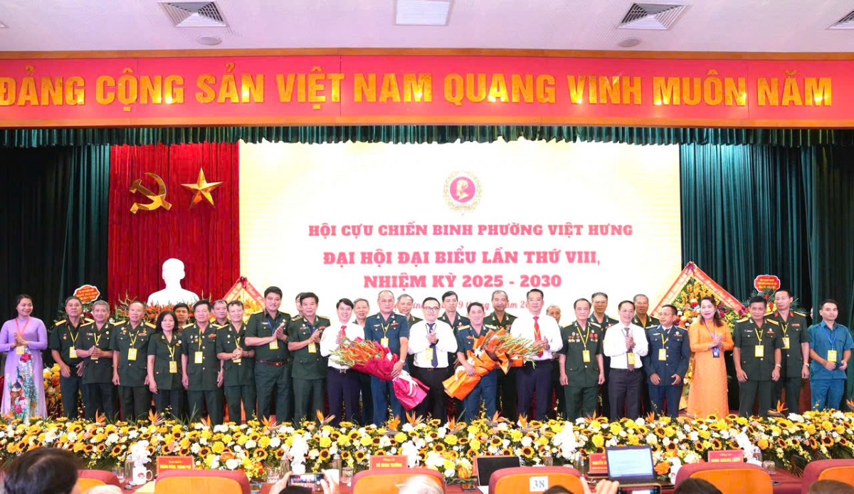 Ông Nguyễn Tiến Quảng làm Chủ tịch Hội Cựu chiến binh phường Việt Hưng khóa VIII, nhiệm kỳ 2025-2030