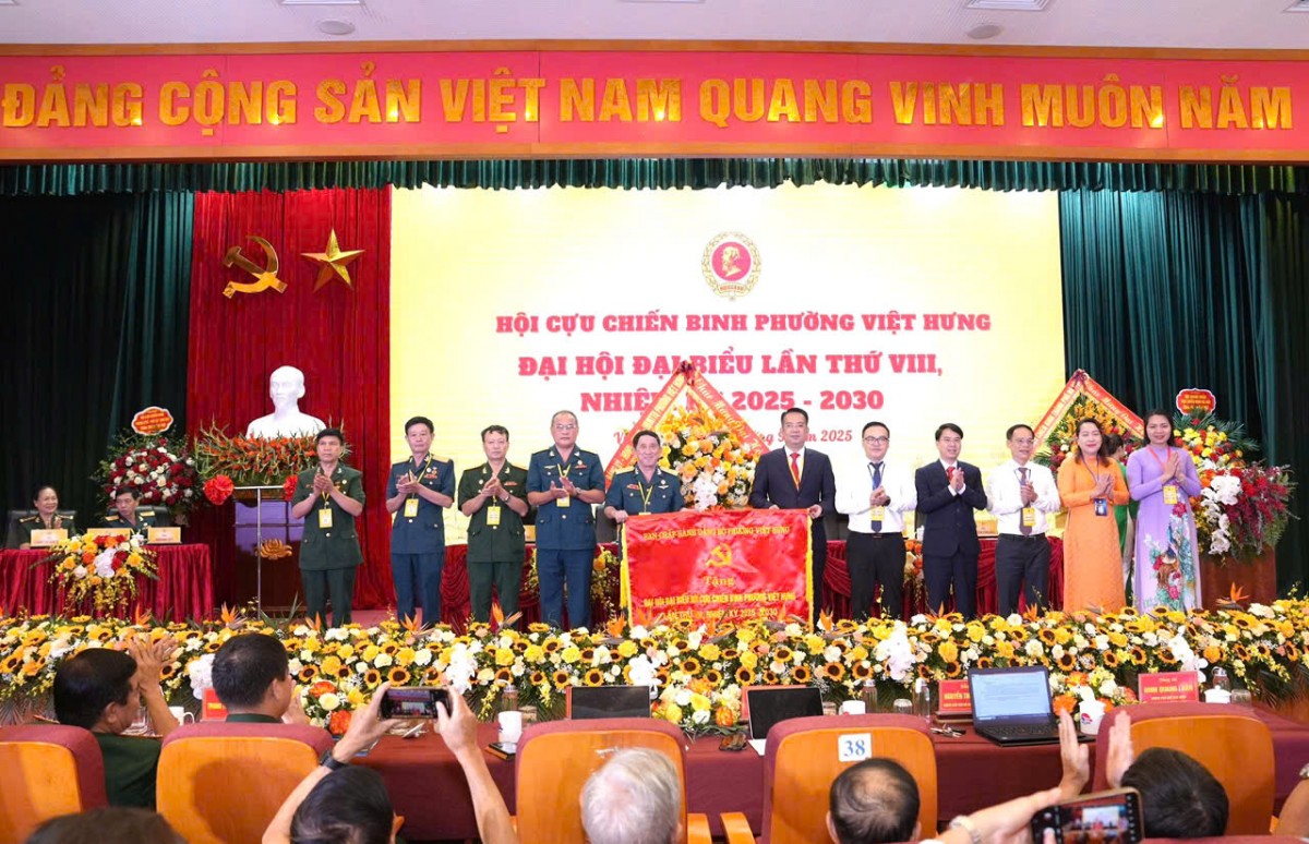 Ông Nguyễn Tiến Quảng làm Chủ tịch Hội Cựu chiến binh phường Việt Hưng khóa VIII, nhiệm kỳ 2025-2030