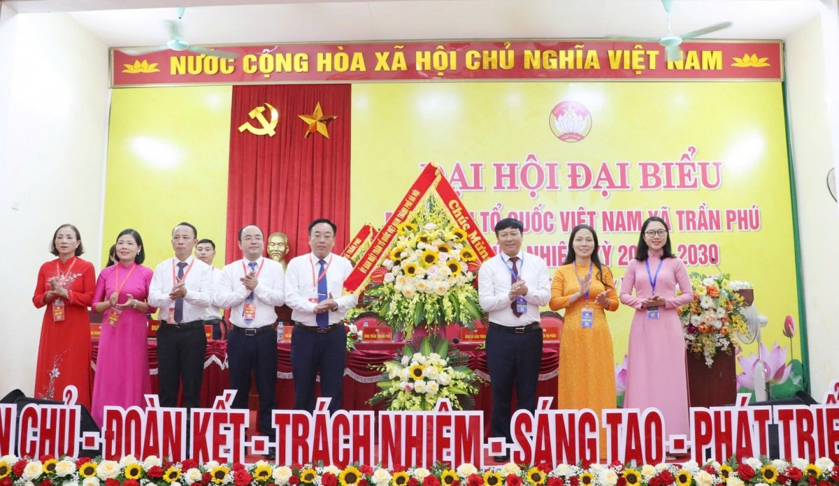Đại hội MTTQ xã Trần Phú lần thứ I: Tiên phong củng cố khối đại đoàn kết, xây dựng quê hương giàu đẹp