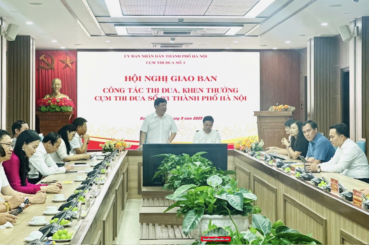 Cụm Thi đua số 03 Hà Nội tổ chức Hội nghị giao ban công tác thi đua, khen thưởng năm 2025
