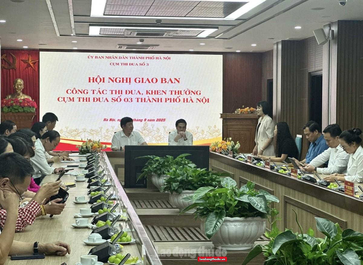 Cụm Thi đua số 03 Hà Nội tổ chức Hội nghị giao ban công tác thi đua, khen thưởng năm 2025