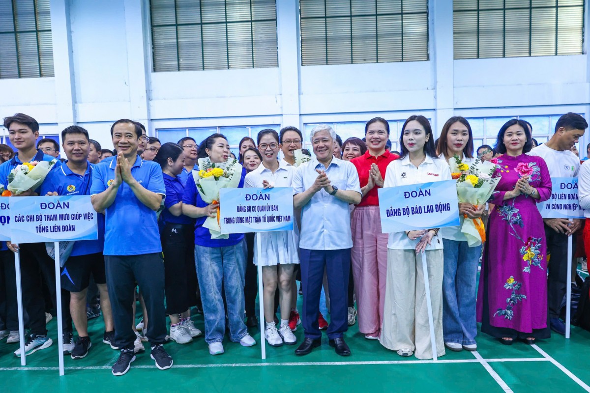 Sôi nổi Hội thao chào mừng Đại hội đại biểu Đảng bộ MTTQ, các đoàn thể Trung ương Sôi nổi Hội thao chào mừng Đại hội đại biểu Đảng bộ MTTQ, các đoàn thể Trung ương