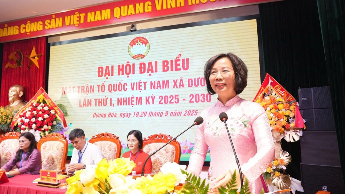 Phát huy công tác Mặt trận, phấn đấu xây dựng xã Dương Hòa đoàn kết, giàu bản sắc văn hoá