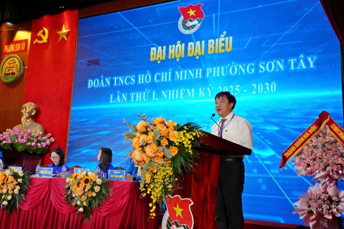 Đại hội đại biểu Đoàn TNCS Hồ Chí Minh phường Sơn Tây lần thứ I Đại hội đại biểu Đoàn TNCS Hồ Chí Minh phường Sơn Tây lần thứ I