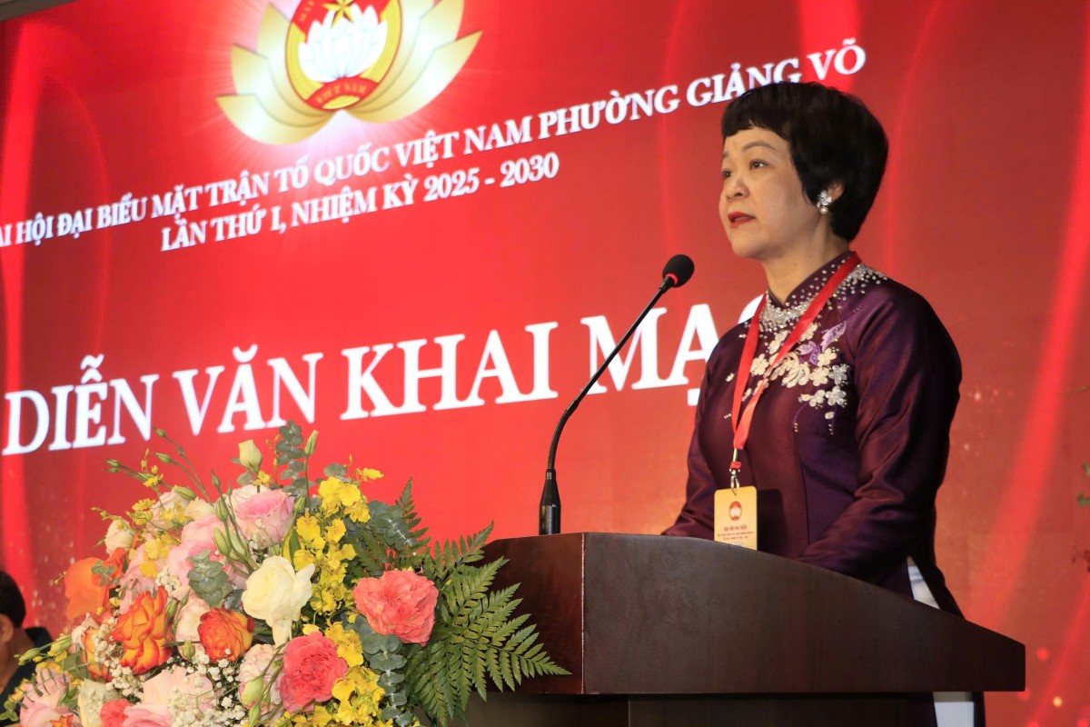 Phát huy sức mạnh khối đại đoàn kết toàn dân, xây dựng phường Giảng Võ giàu đẹp