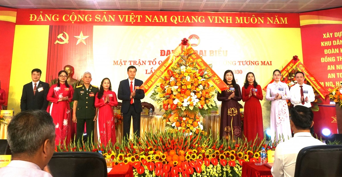 Đại hội MTTQ phường Tương Mai: Hướng tới mục tiêu phát triển bền vững, giàu đẹp và văn minh