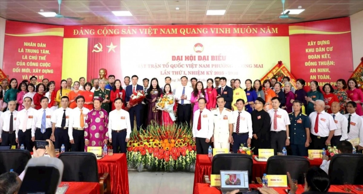 Đại hội MTTQ phường Tương Mai: Hướng tới mục tiêu phát triển bền vững, giàu đẹp và văn minh