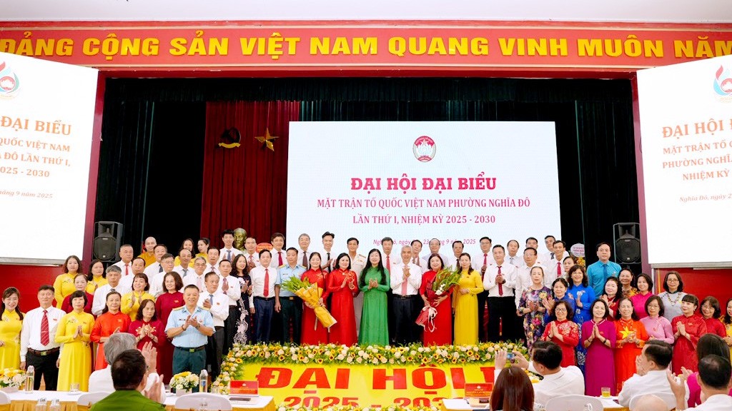 Phát huy sức mạnh đại đoàn kết, xây dựng phường Nghĩa Đô văn minh, hiện đại