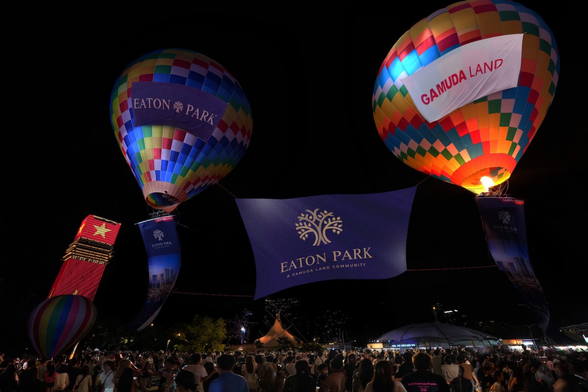 Hàng trăm nghìn người dân TP.HCM tham dự Lễ hội khinh khí cầu Eaton Park Skyward