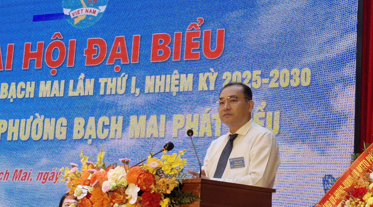 Bà Nguyễn Thị Thu Hà là Chủ tịch Hội Liên hiệp Phụ nữ phường Bạch Mai