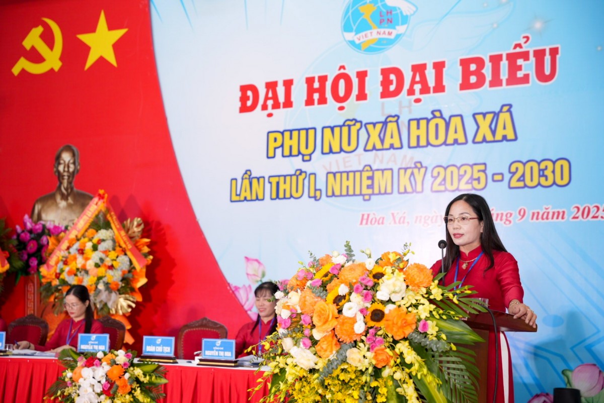 Đại hội Phụ nữ xã Hoà Xá: Tinh thần đoàn kết, sáng tạo vì sự phát triển của quê hương Đại hội Phụ nữ xã Hòa Xá: Đoàn kết, sáng tạo vì sự phát triển của quê hương