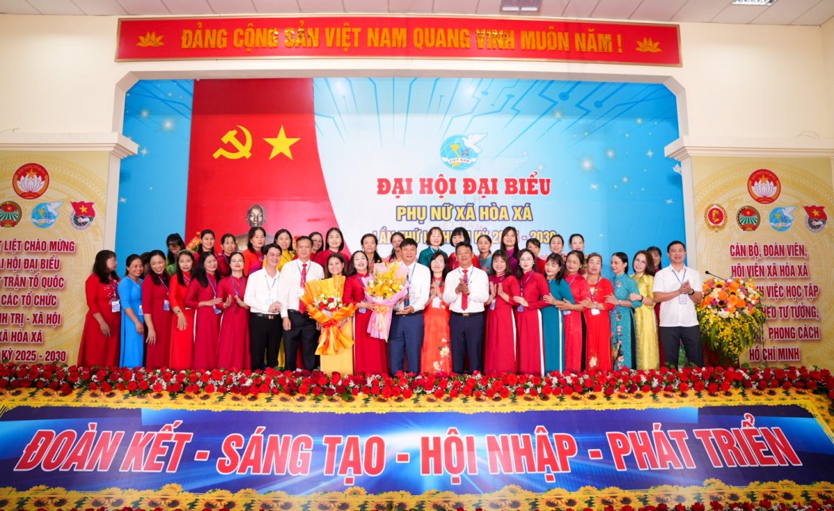 Đại hội Phụ nữ xã Hoà Xá: Tinh thần đoàn kết, sáng tạo vì sự phát triển của quê hương Đại hội Phụ nữ xã Hòa Xá: Đoàn kết, sáng tạo vì sự phát triển của quê hương