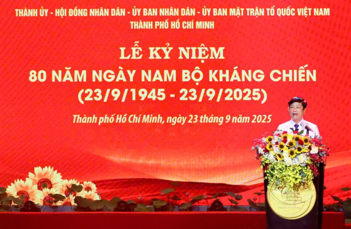TP.HCM: Long trọng kỷ niệm 80 năm Ngày Nam Bộ kháng chiến TP.HCM: Long trọng kỷ niệm 80 năm Ngày Nam Bộ kháng chiến
