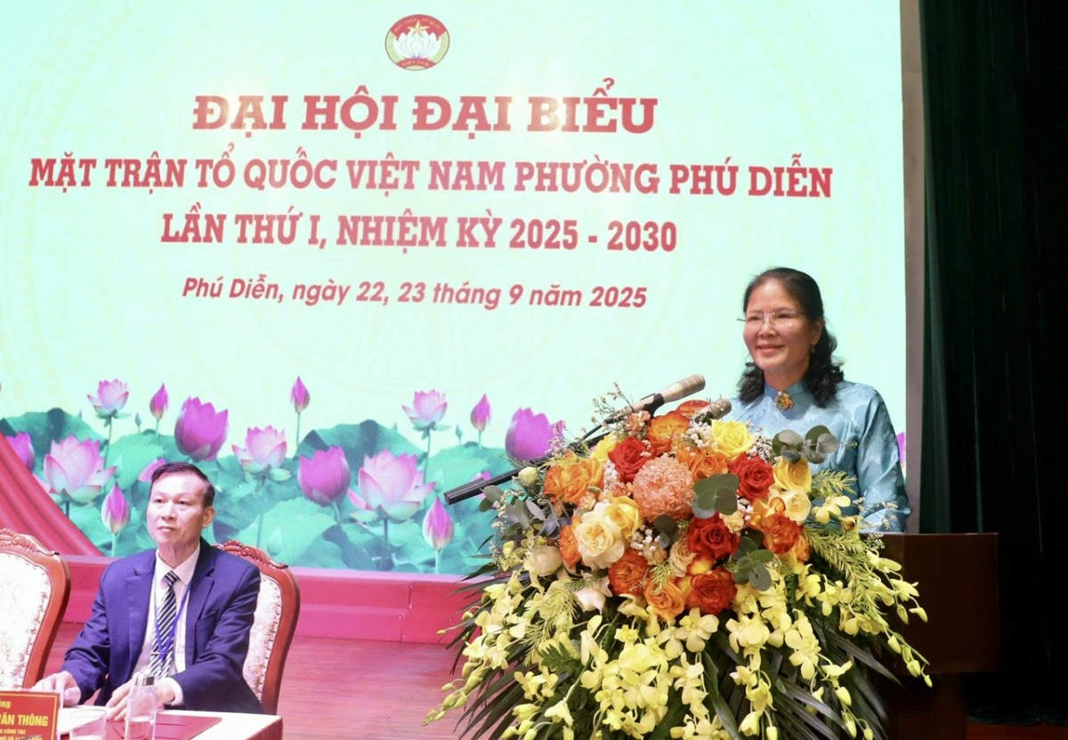 Củng cố vững chắc khối đại đoàn kết, xây dựng phường Phú Diễn giàu đẹp, văn minh