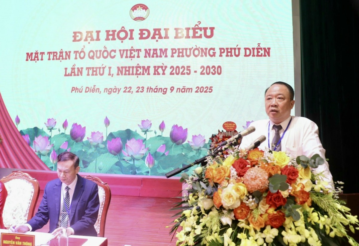 Củng cố vững chắc khối đại đoàn kết, xây dựng phường Phú Diễn giàu đẹp, văn minh