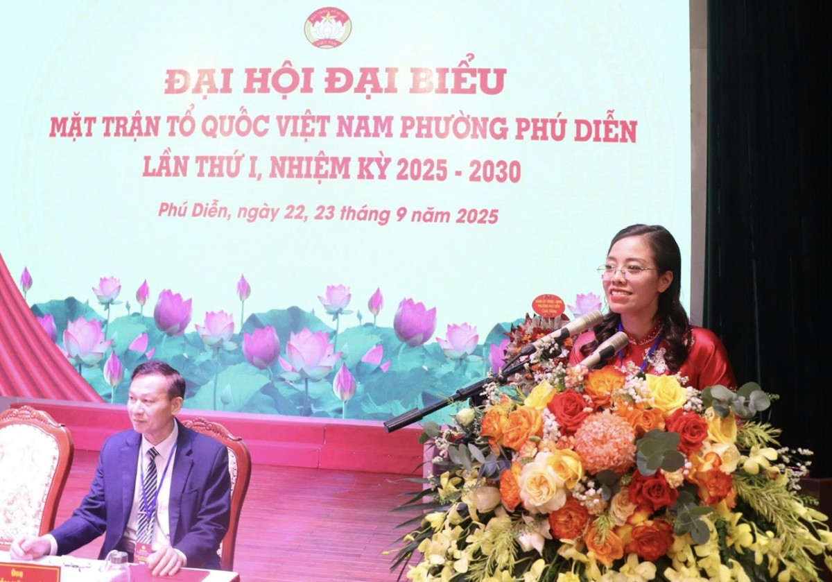 Củng cố vững chắc khối đại đoàn kết, xây dựng phường Phú Diễn giàu đẹp, văn minh