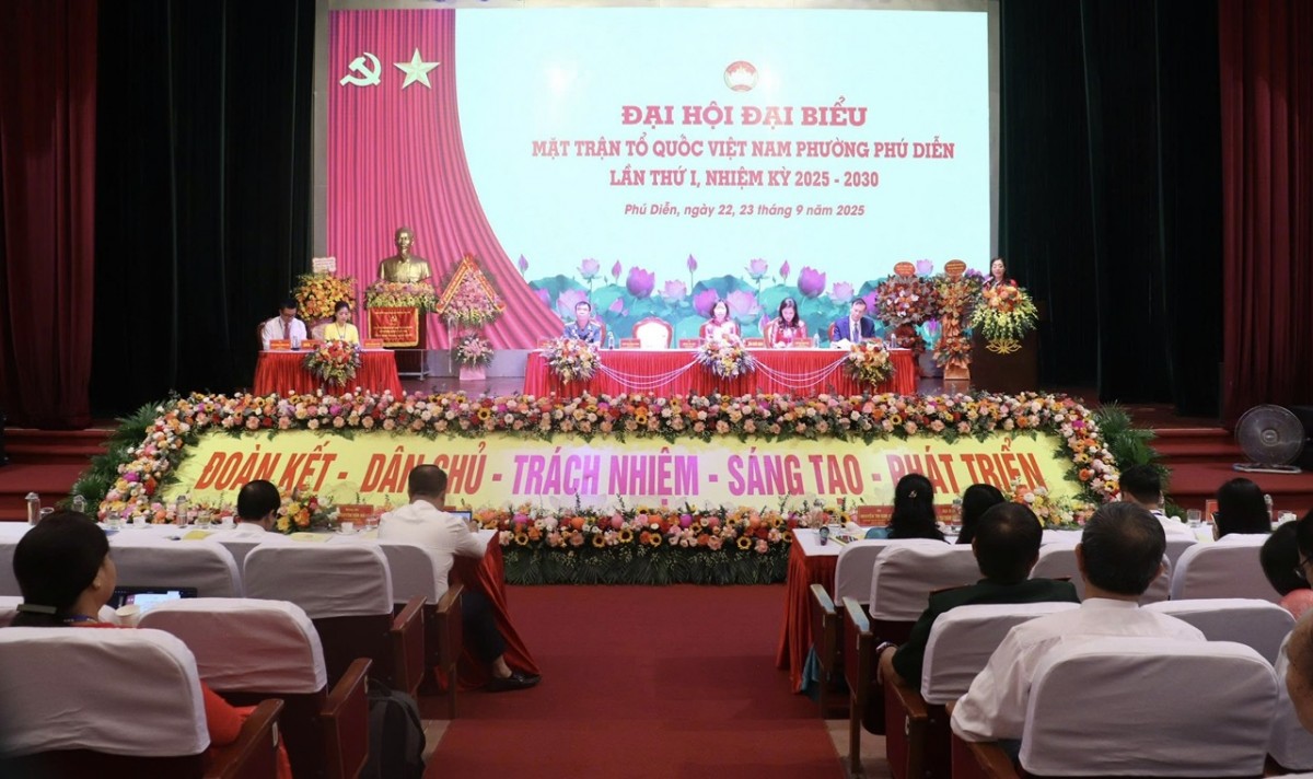 Củng cố vững chắc khối đại đoàn kết, xây dựng phường Phú Diễn giàu đẹp, văn minh