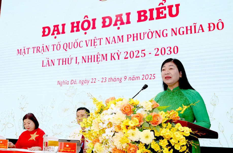 Phát huy sức mạnh đại đoàn kết, xây dựng phường Nghĩa Đô văn minh, hiện đại Phát huy sức mạnh đại đoàn kết, xây dựng phường Nghĩa Đô văn minh, hiện đại