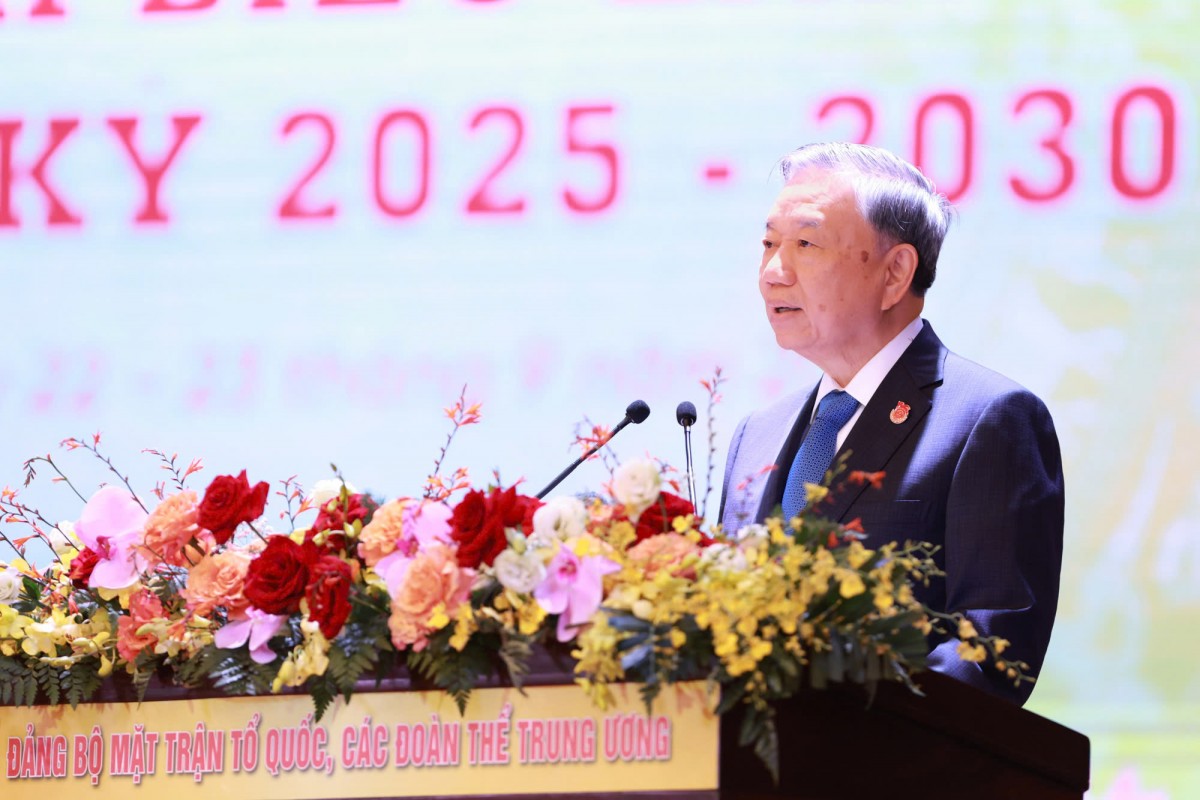 Tổng Bí thư Tô Lâm: Khối đại đoàn kết toàn dân tộc là nguồn lực vô tận để Việt Nam phát triển phồn vinh, hạnh phúc