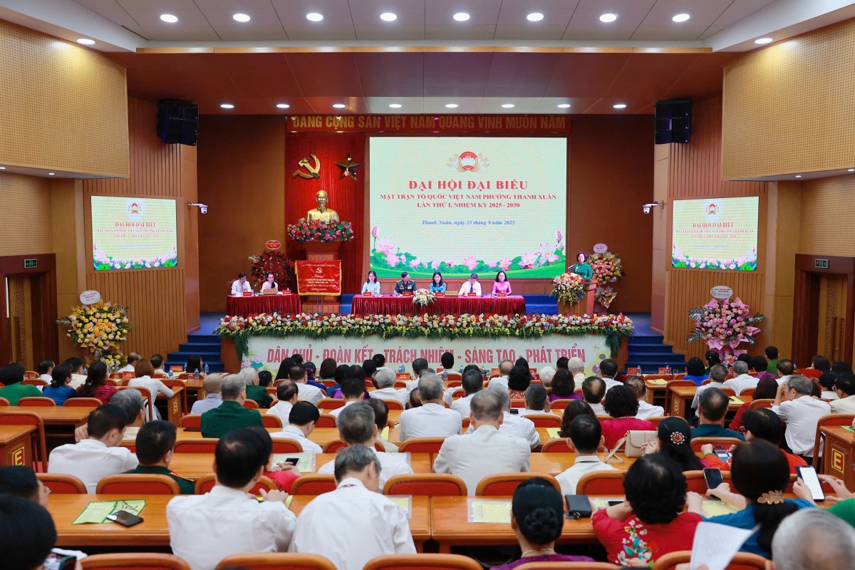 Phát huy khối đại đoàn kết toàn dân, xây dựng phường Thanh Xuân vững mạnh