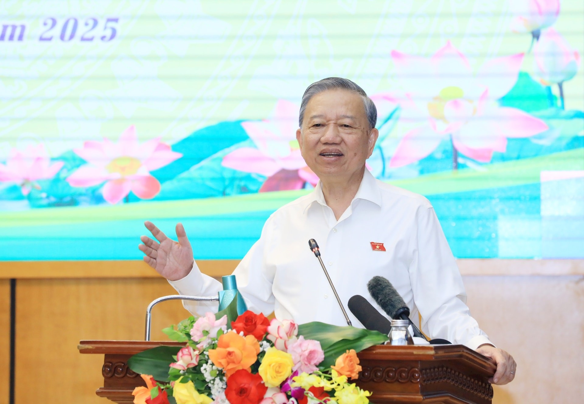 Tổng Bí thư Tô Lâm tiếp xúc cử tri thành phố Hà Nội