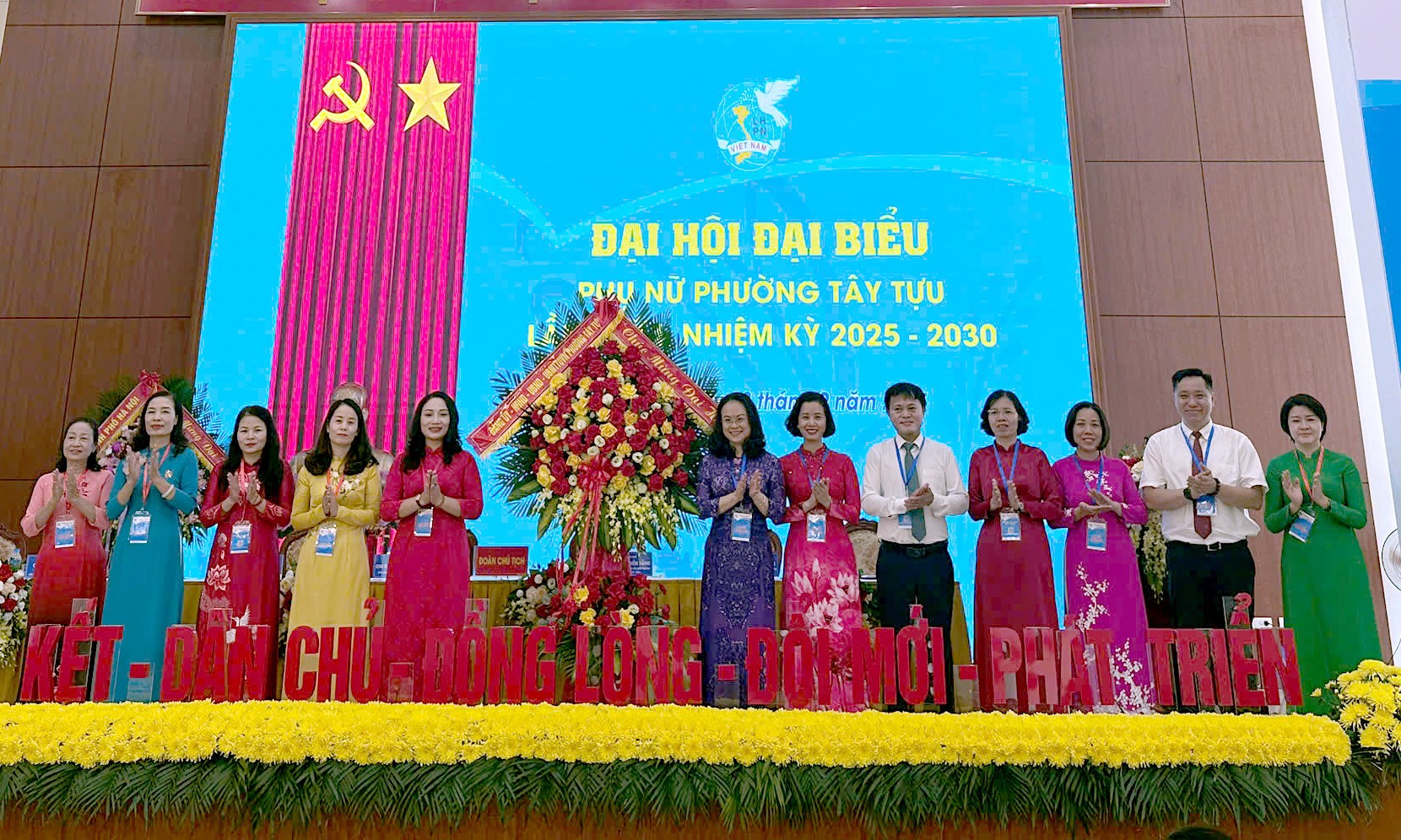 Phụ nữ phường Tây Tựu tổ chức Đại hội đại biểu lần thứ I, nhiệm kỳ 2025 - 2030