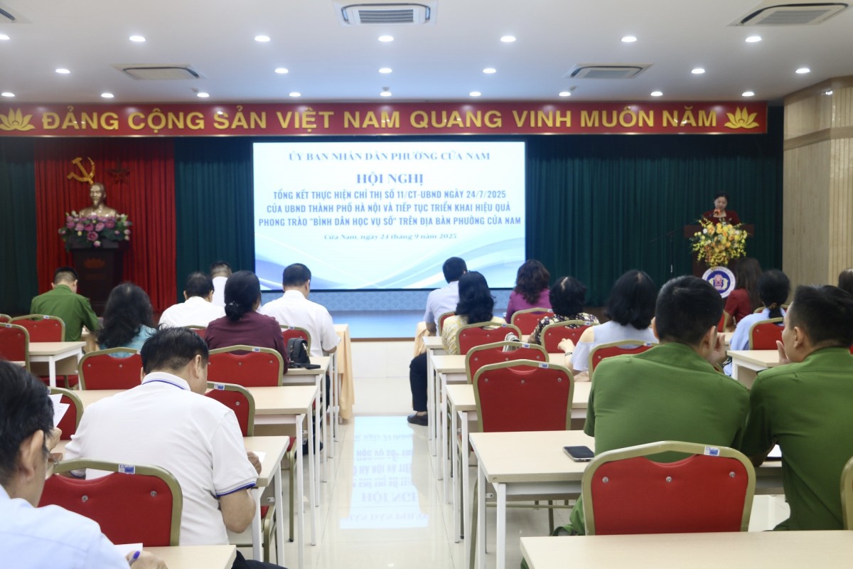 Phường Cửa Nam bứt phá trong chuyển đổi số, nỗ lực xây dựng chính quyền điện tử